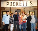 At Puckett's in Franklin on May 30, 2015, with Bobby Tomberlin, Bill LaBounty, Carrie Tillis, Shelly West, Beckie Foster, and Dale West